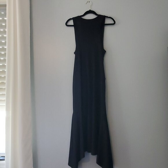 Anthropologie Tank Drop Waist Black Boho Dress XL - Picture 12 of 15